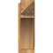 Ekena Millwork Thorton Rough Sawn Arts and Crafts Outlooker, Western Red Cedar, 8"W x 20"D x 24"H OUT08X20X24THR03RWR - alternate 4